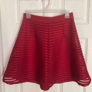 Red H&M skirt